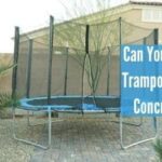 Can You Put Trampolines on Concrete?